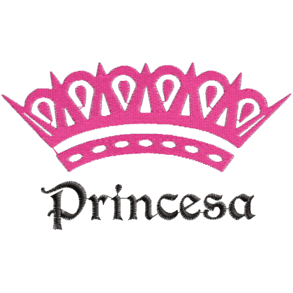 Matriz de Bordado Coroa Princesa